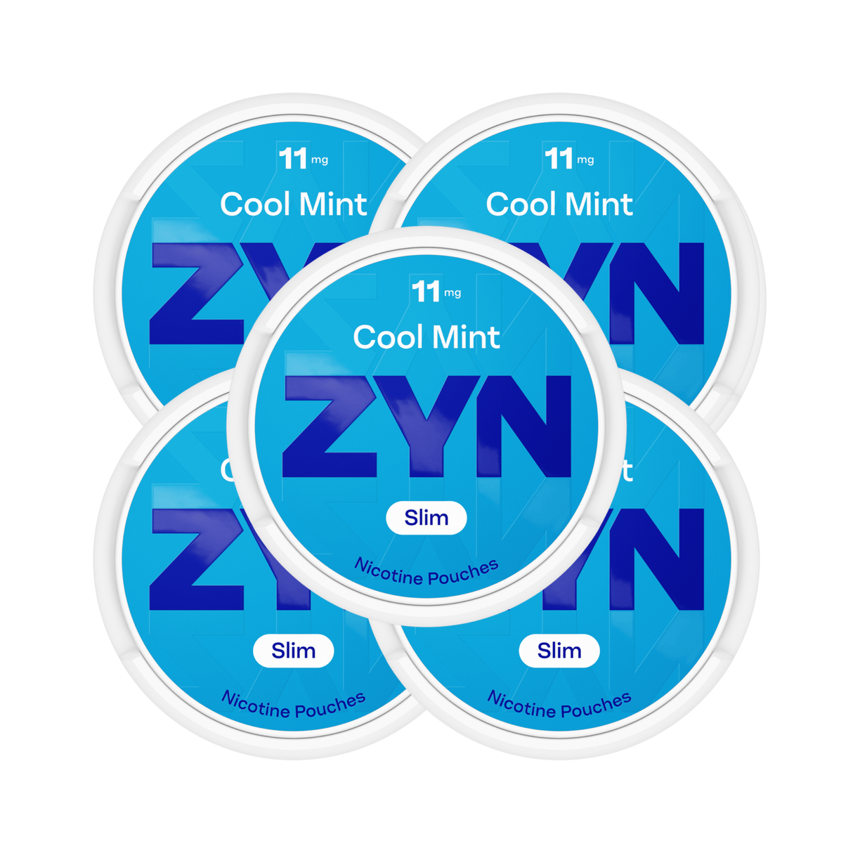 Cool Mint 5 - Pack ZYN 11mg Extra Strong Nicotine Pouches | ZYN | Shop Buy Online | Cape Town, Joburg, Durban, South Africa