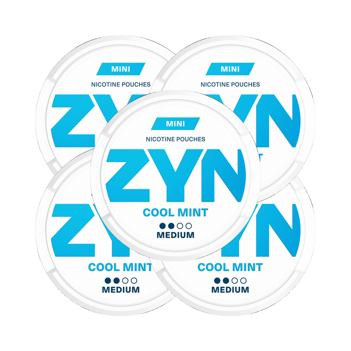 Cool Mint 5 - Pack ZYN Mini Medium Nicotine Pouches - 3mg | ZYN | Shop Buy Online | Cape Town, Joburg, Durban, South Africa