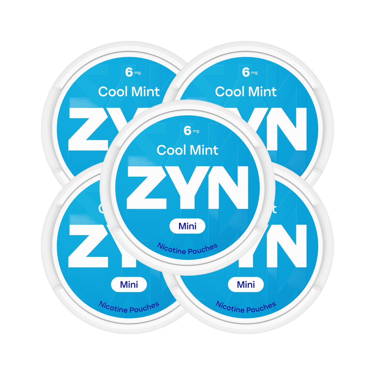 Cool Mint 5 - Pack ZYN Mini Strong Nicotine Pouches - 6mg | ZYN | Shop Buy Online | Cape Town, Joburg, Durban, South Africa
