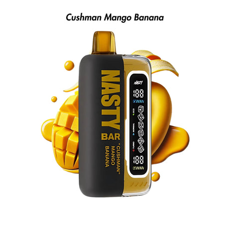 Cushman Mango Banana Nasty Bar XL 20000 Disposable Vape - 5% | NASTY | Shop Buy Online | Cape Town, Joburg, Durban, South Africa