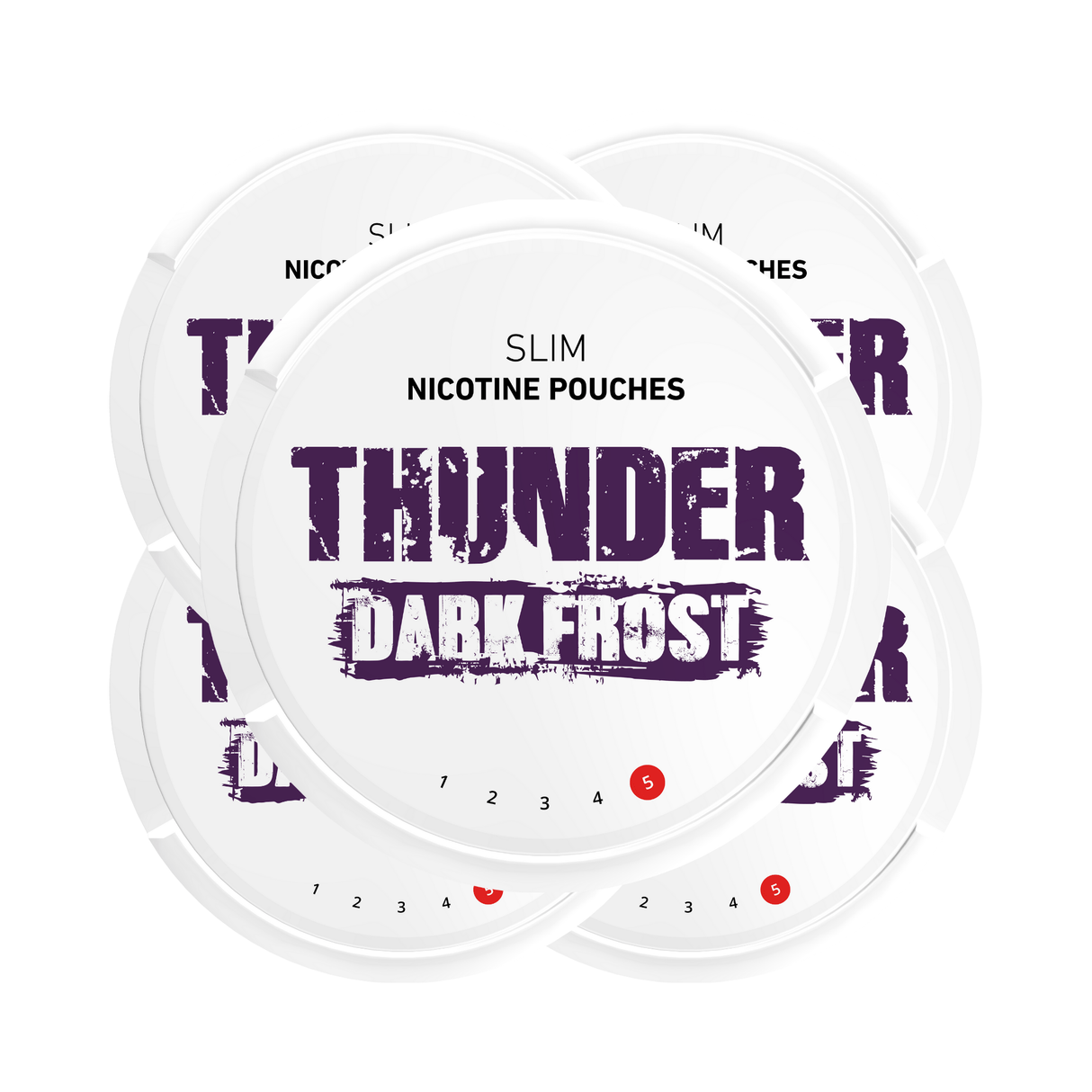 Dark Frost 5 - Pack Thunder Slim Nicotine Pouches - 11mg | Thunder | Shop Buy Online | Cape Town, Joburg, Durban, South Africa