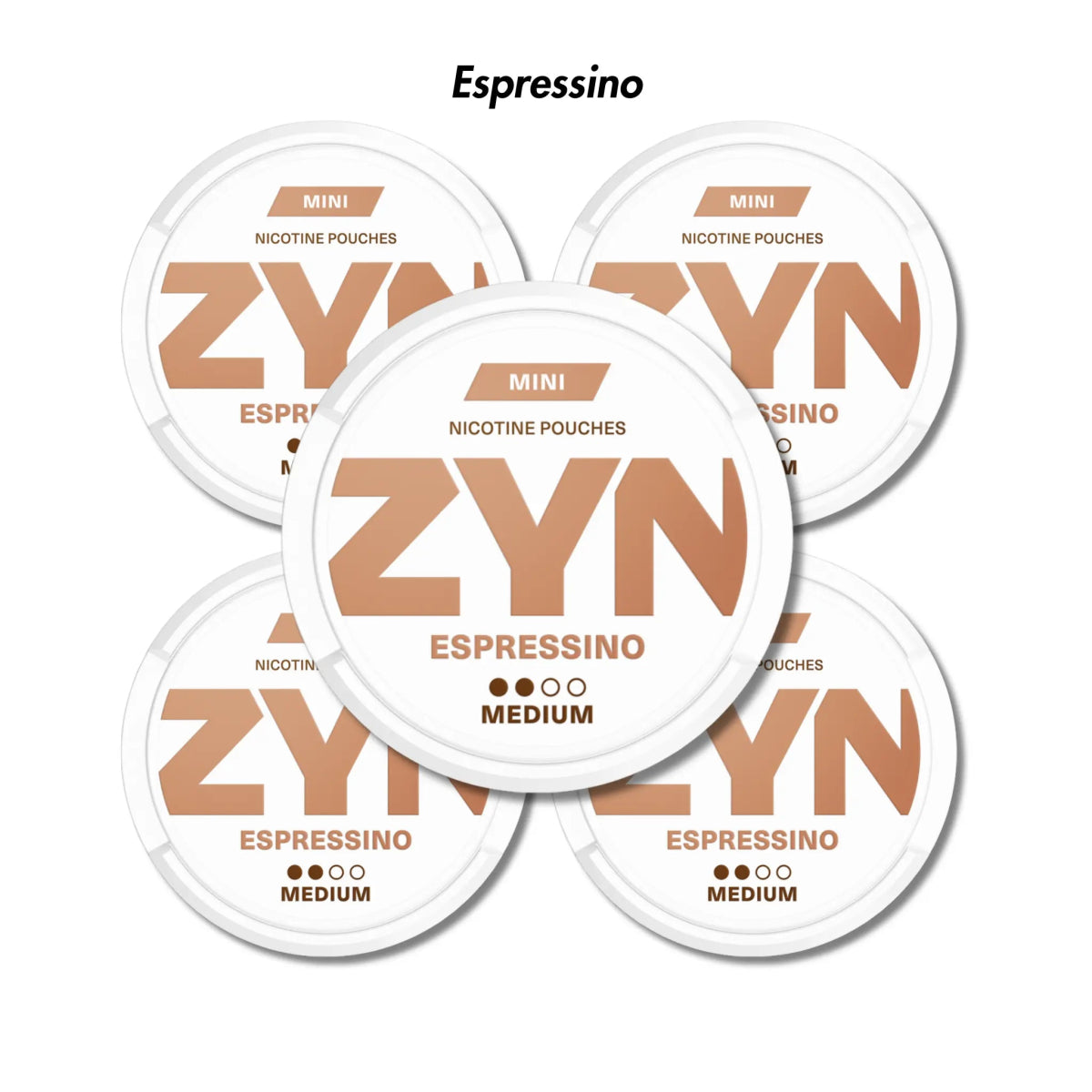 Espressino 5 - Pack ZYN Mini Nicotine Pouches Bundle - Medium 3mg | ZYN | Shop Buy Online | Cape Town, Joburg, Durban, South Africa