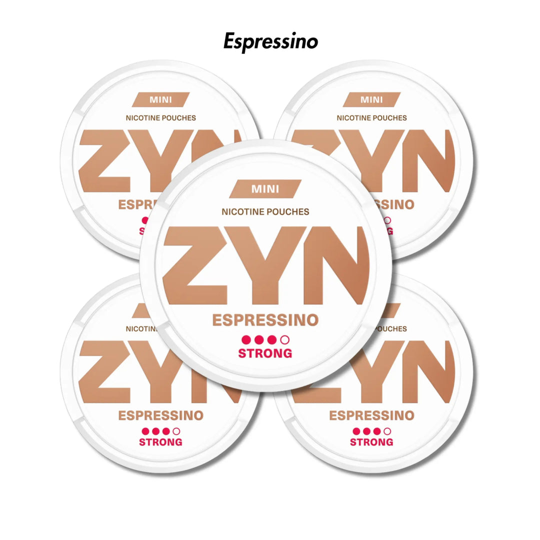 Espressino 5 - Pack ZYN Mini Nicotine Pouches Bundle - Strong 6mg | ZYN | Shop Buy Online | Cape Town, Joburg, Durban, South Africa