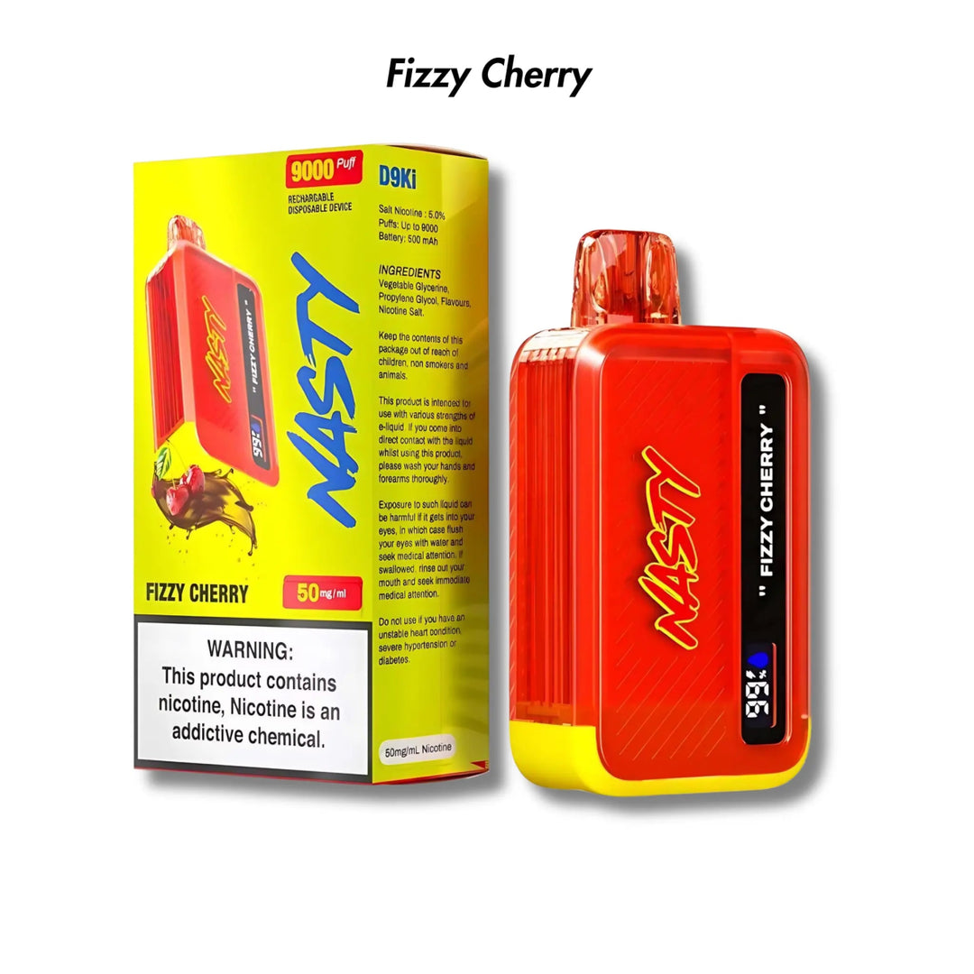 Fizzy Cherry 🆕 Nasty Bar 8500/9000 Disposable Vape - 5% | NASTY | Shop Buy Online | Cape Town, Joburg, Durban, South Africa
