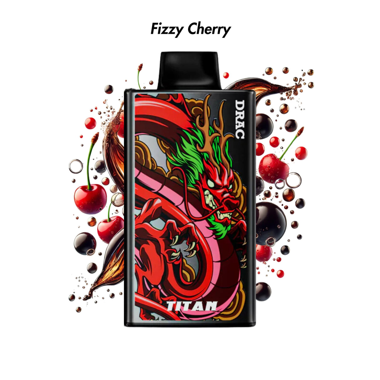 Fizzy Cherry Nasty Bar DRG:ON 25000 Disposable Vape - 5% | NASTY | Shop Buy Online | Cape Town, Joburg, Durban, South Africa