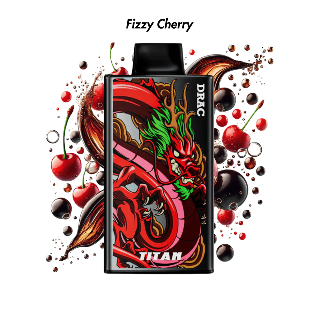 Fizzy Cherry Nasty Bar DRG:ON 25k Disposable Vape - 5% | NASTY | Shop Buy Online | Cape Town, Joburg, Durban, South Africa