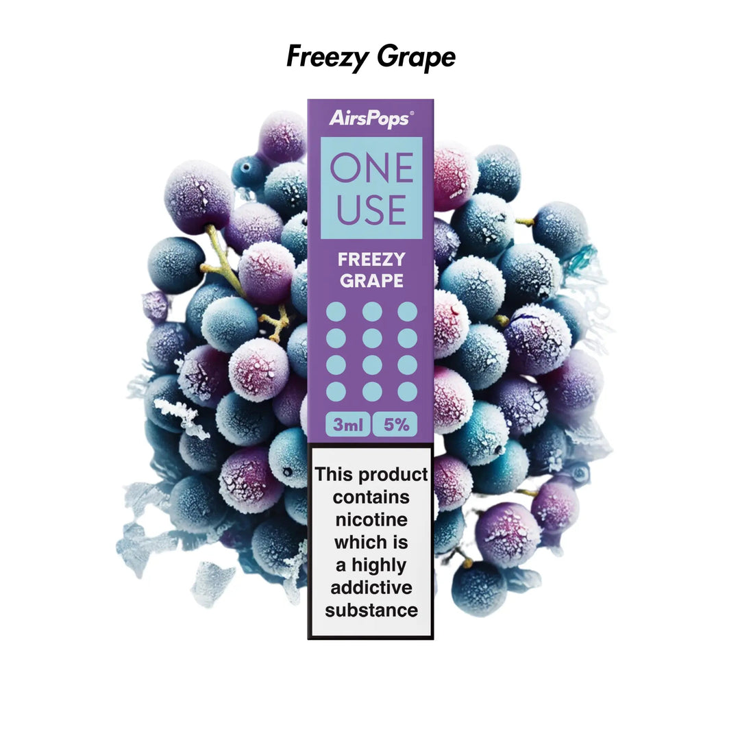 Freezy Grape Airscream AirsPops ONE USE 3ml Disposable Vape - 5% | Airscream AirsPops | Shop Buy Online | Cape Town, Joburg, Durban, South Africa