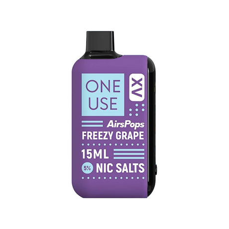 Freezy Grape Airscream AirsPops ONE USE XV 15ml Disposable Vape - 5% | Airscream AirsPops | Shop Buy Online | Cape Town, Joburg, Durban, South Africa