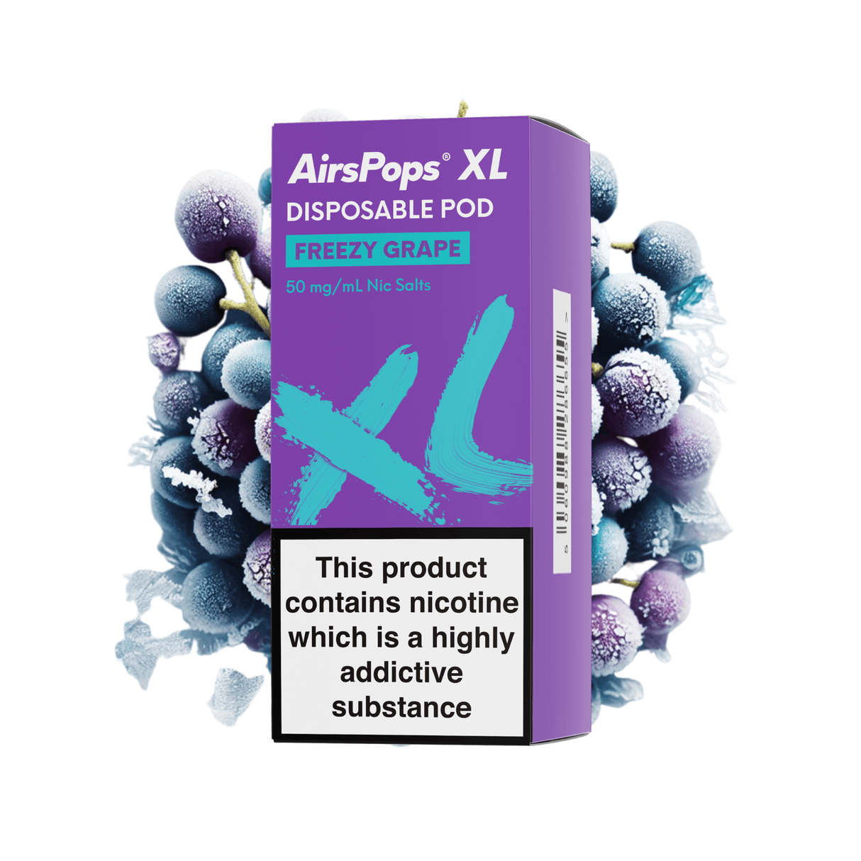 Freezy Grape AirsPops XL Prefilled Disposable Pod 10ml - 5% | Airscream AirsPops | Shop Buy Online | Cape Town, Joburg, Durban, South Africa