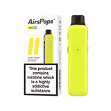 Glossy Yellow AirsPops Airscream Pro II Device Starter Kit front view