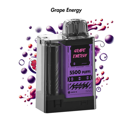 Grape Energy Vapengin 5500 Puffs Disposable Vape - 5% | Vapengin | Shop Buy Online | Cape Town, Joburg, Durban, South Africa