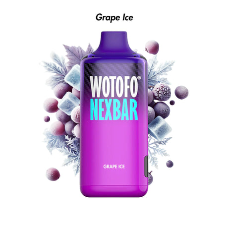 Grape Ice Wotofo nexBar 10000 Disposable Vape - 5% | Wotofo | Shop Buy Online | Cape Town, Joburg, Durban, South Africa