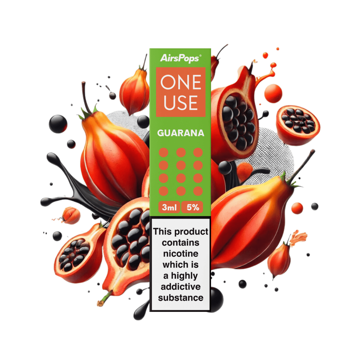 Guarana | Airscream AirsPops ONE USE 3ml 3.6%