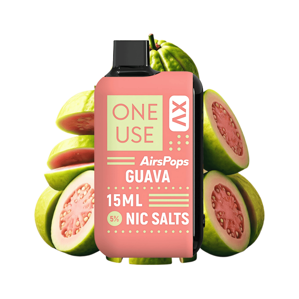 Guava Airscream AirsPops ONE USE 15ml XV Disposable Vape - 5% | Airscream AirsPops | Shop Buy Online | Cape Town, Joburg, Durban, South Africa