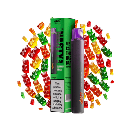 Gummy Bear Nasty Bar DX2 600 Disposable Vape - 2% | NASTY | Shop Buy Online | Cape Town, Joburg, Durban, South Africa