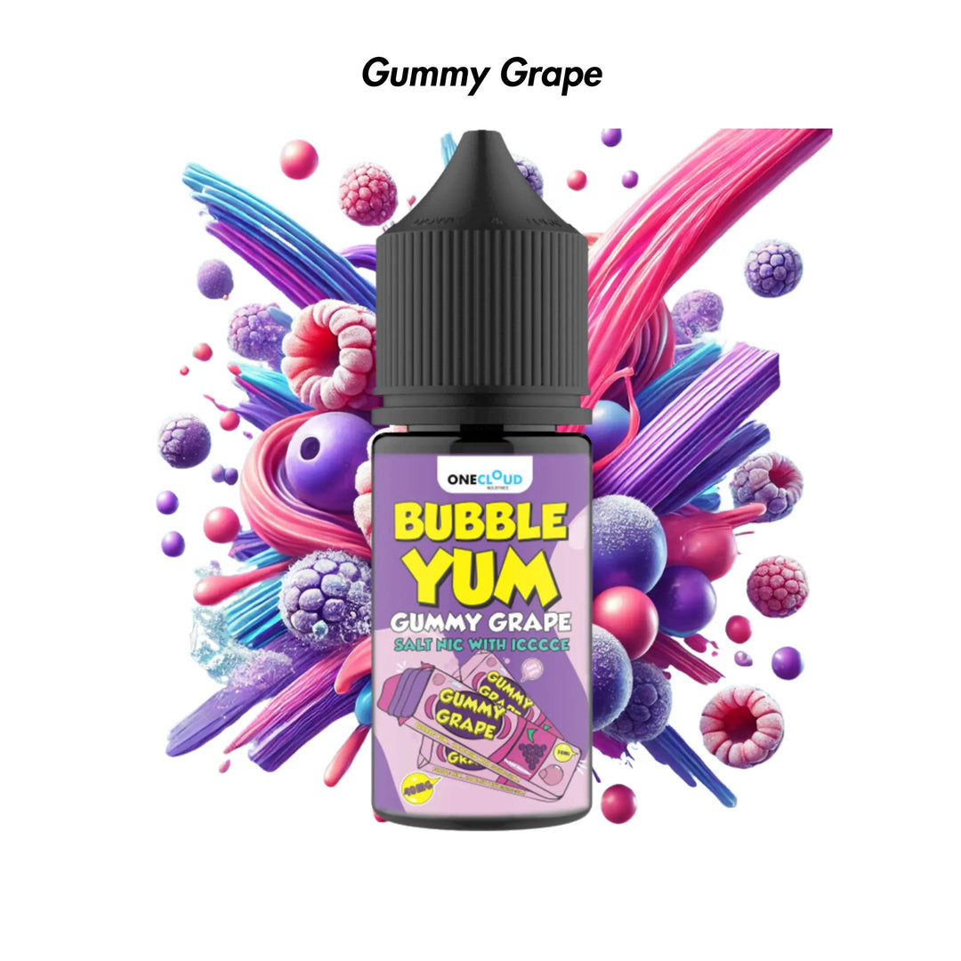 Gummy Grape One Cloud Bubble Yum E - Liquid 30ml - 4.0% | One Cloud | Shop Buy Online | Cape Town, Joburg, Durban, South Africa