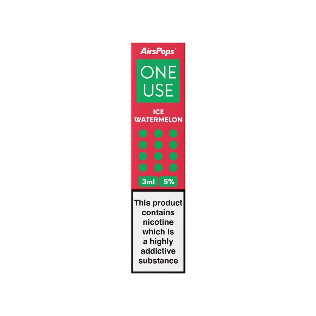 Ice Watermelon | Airscream AirsPops ONE USE 3ml 3.6%