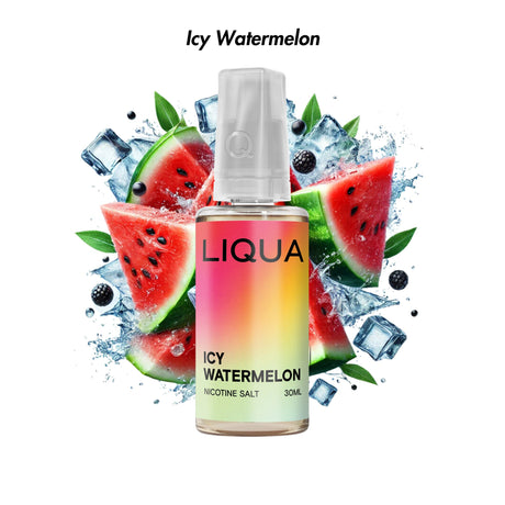 Icy Watermelon LIQUA Nicotine Salts 30ml E - Liquid - 2.0% | LIQUA | Shop Buy Online | Cape Town, Joburg, Durban, South Africa