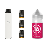 Ivory White #16 Pink Crystal Airscream Pro LITE Device, Refillable Pods and E - Liquid Bundle | Airscream AirsPops | Shop Buy Online | Cape Town, Joburg, Durban, South Africa