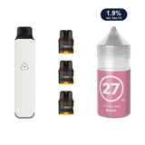 AirsPops Pro LITE bundle: Ivory White device, refillable pods and 313 Guava 1.9% e-liquid