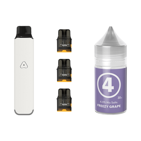 Ivory White #4 Freezy Grape Airscream Pro LITE Device, Refillable Pods and E - Liquid Bundle | Airscream AirsPops | Shop Buy Online | Cape Town, Joburg, Durban, South Africa