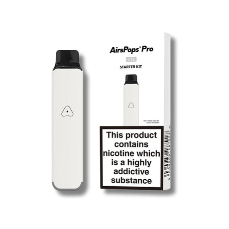 Ivory White Airscream Pro LITE Device Starter Kit | Airscream AirsPops | Shop Buy Online | Cape Town, Joburg, Durban, South Africa