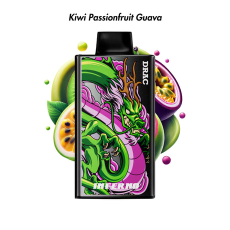 Kiwi Passionfruit Guava Nasty Bar DRG:ON 25000 Disposable Vape - 5% | NASTY | Shop Buy Online | Cape Town, Joburg, Durban, South Africa