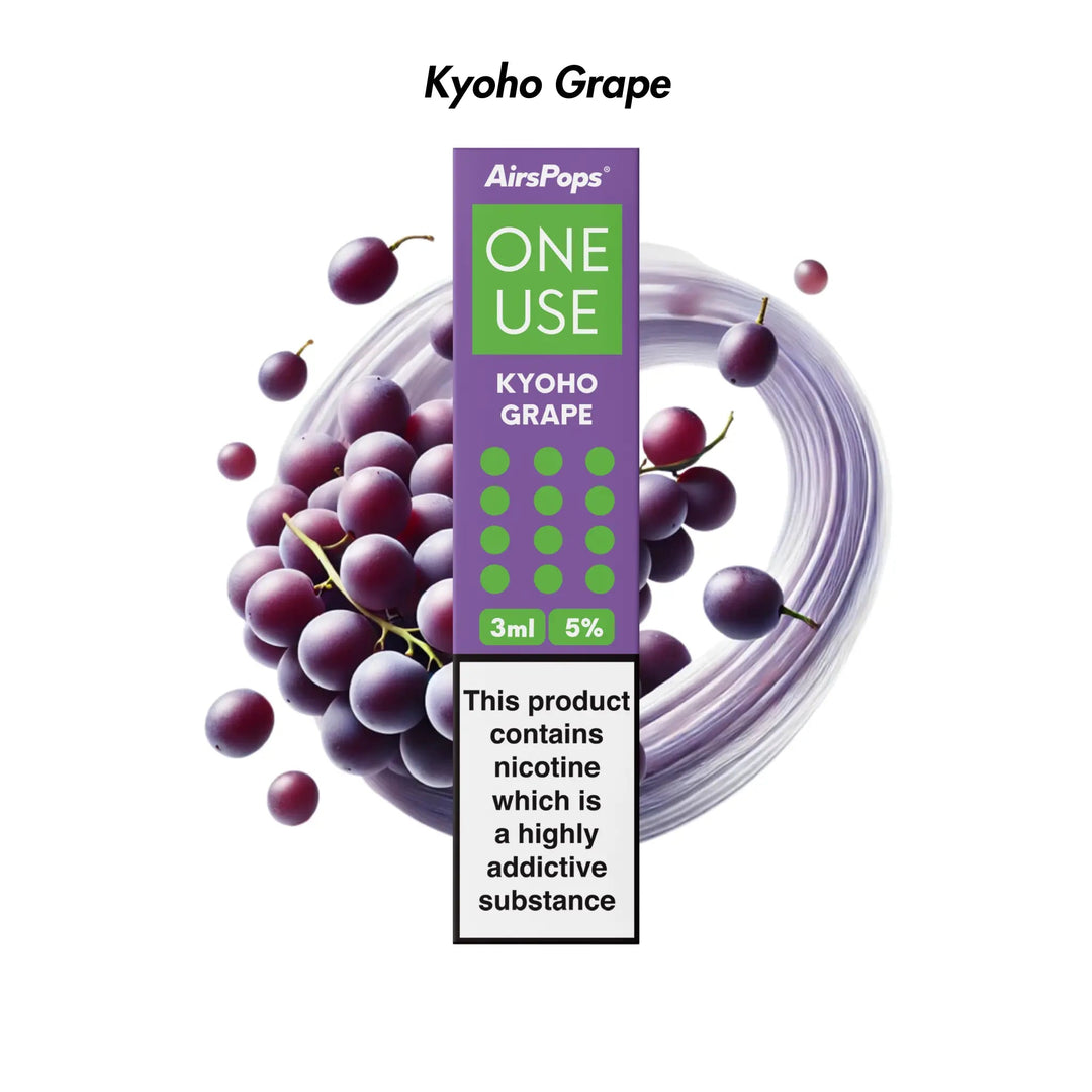 Kyoho Grape Airscream AirsPops ONE USE 3ml Disposable Vape - 5% | Airscream AirsPops | Shop Buy Online | Cape Town, Joburg, Durban, South Africa