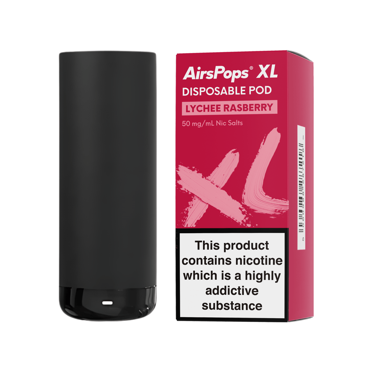 Lychee Raspberry AirsPops XL Device & Prefilled Disposable Pod Bundle | Airscream AirsPops | Shop Buy Online | Cape Town, Joburg, Durban, South Africa