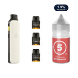 AirsPops Pro II bundle: Matte White device, refillable pods and 313 Ice Watermelon 1.9% e-liquid