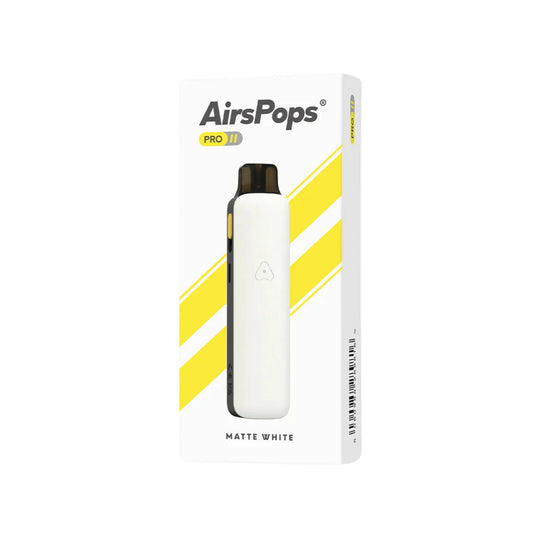 Matte White AirsPops Airscream Pro II Device Starter Kit | Airscream AirsPops | Shop Buy Online | Cape Town, Joburg, Durban, South Africa