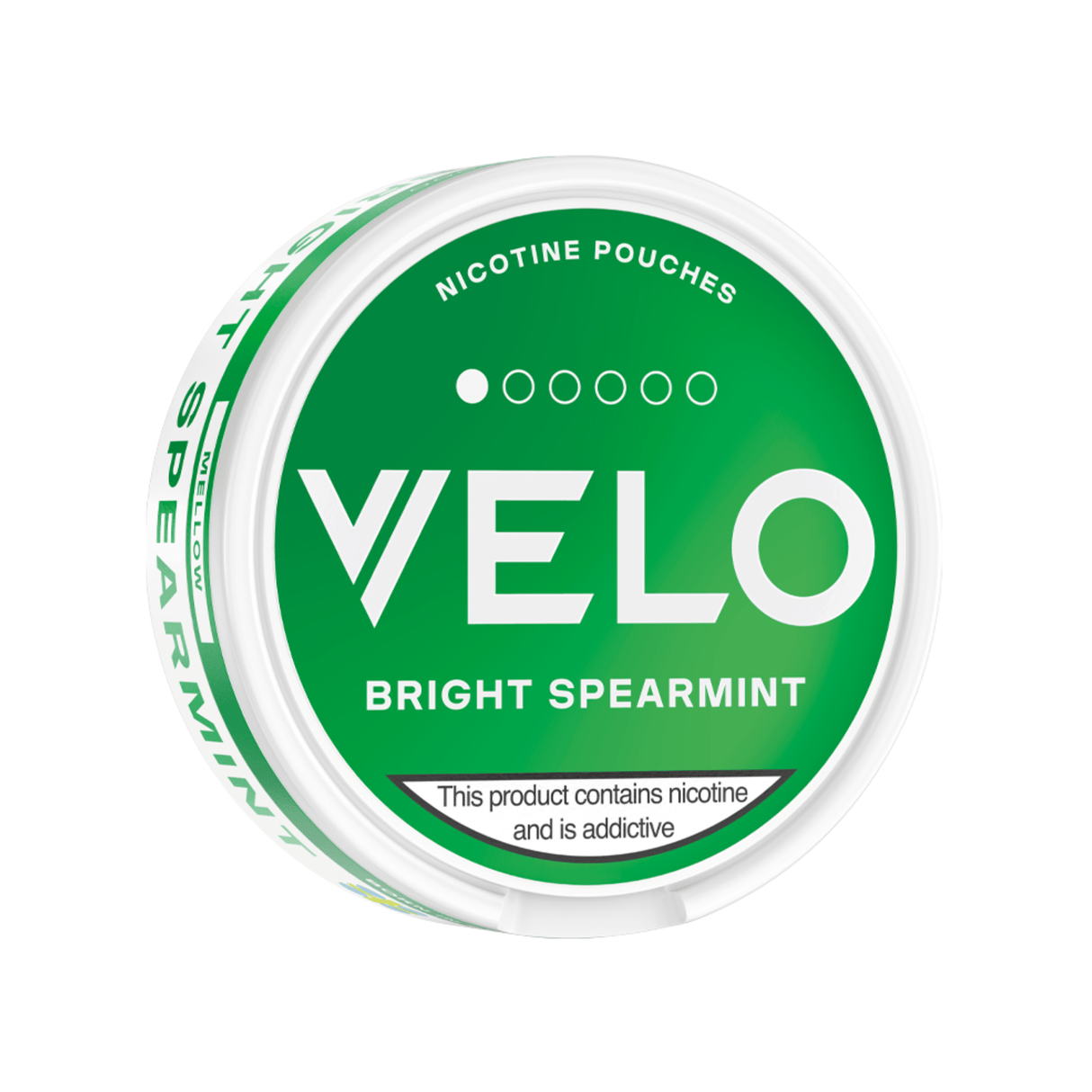 Mellow Bright Spearmint VELO Nicotine Pouches - Mild 4mg | Velo | Shop Buy Online | Cape Town, Joburg, Durban, South Africa