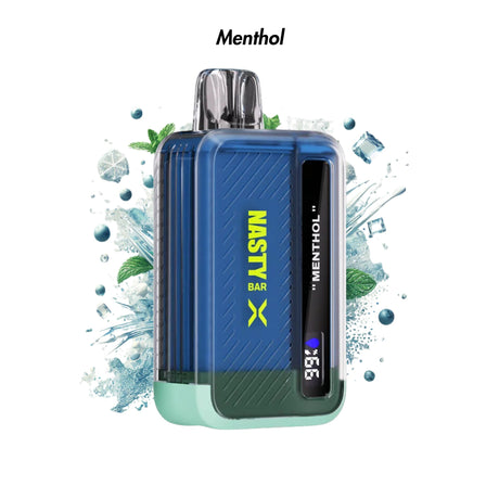 Menthol Nasty Bar X 9000 Disposable Vape - 5% | NASTY | Shop Buy Online | Cape Town, Joburg, Durban, South Africa