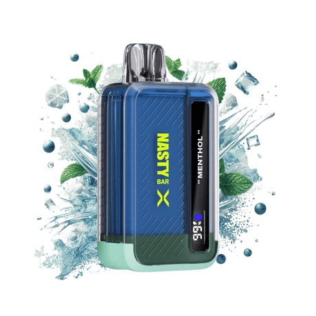 Menthol Nasty Bar X - Series 9k Disposable Vape - 5% | NASTY | Shop Buy Online | Cape Town, Joburg, Durban, South Africa