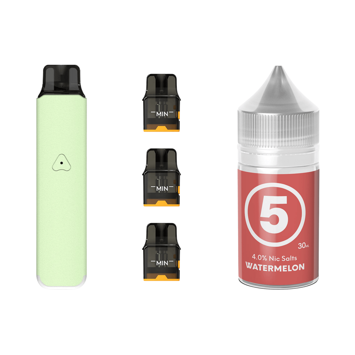 Mint Green #5 Ice Watermelon Airscream Pro LITE Device, Refillable Pods and E - Liquid Bundle | Airscream AirsPops | Shop Buy Online | Cape Town, Joburg, Durban, South Africa