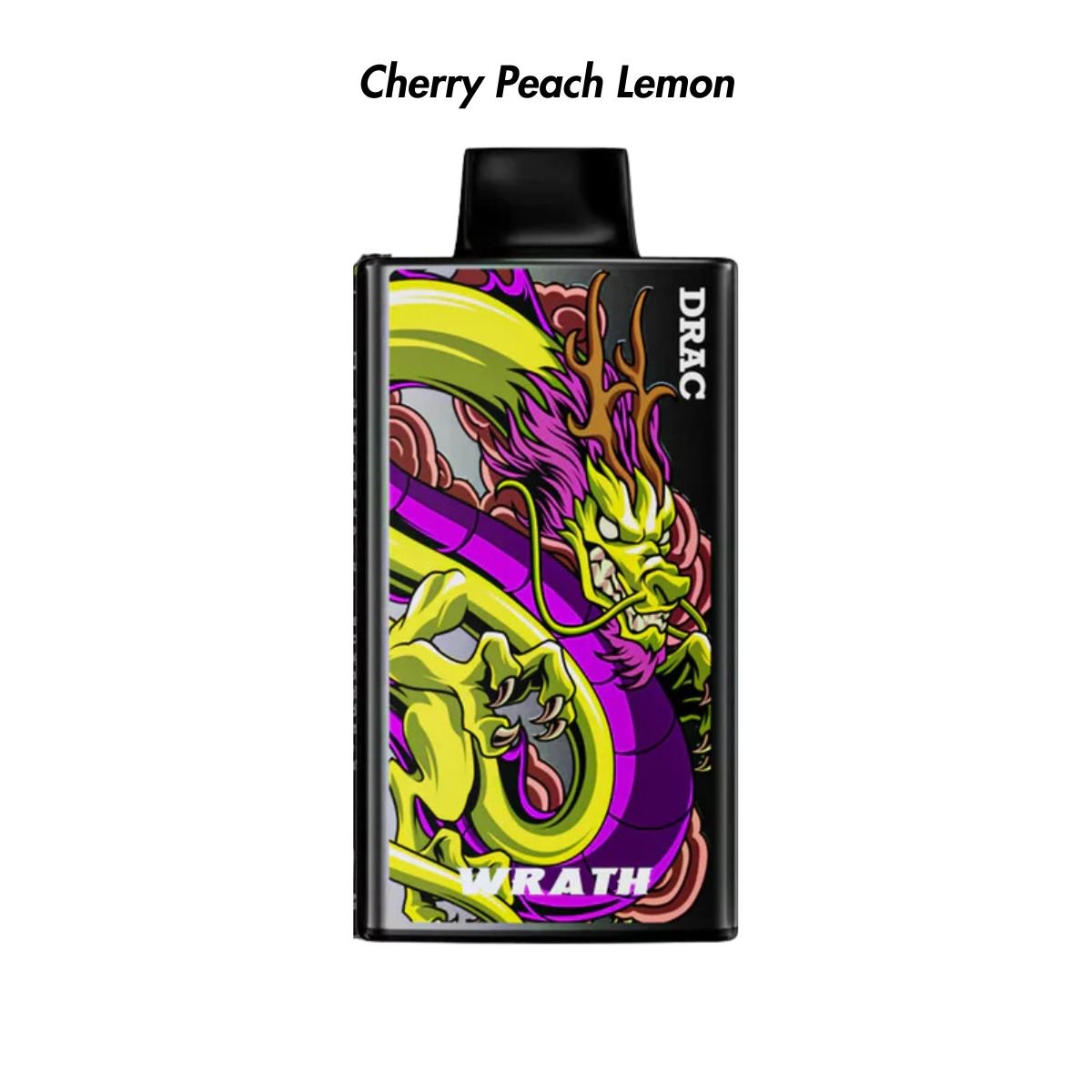 Cherry Peach Lemon Nasty Bar Dragon 25k Disposable Vape - 5% front view