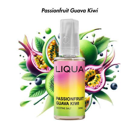 Passionfruit Kiwi Guava LIQUA Nicotine Salts 30ml E - Liquid - 2.0% | LIQUA | Shop Buy Online | Cape Town, Joburg, Durban, South Africa