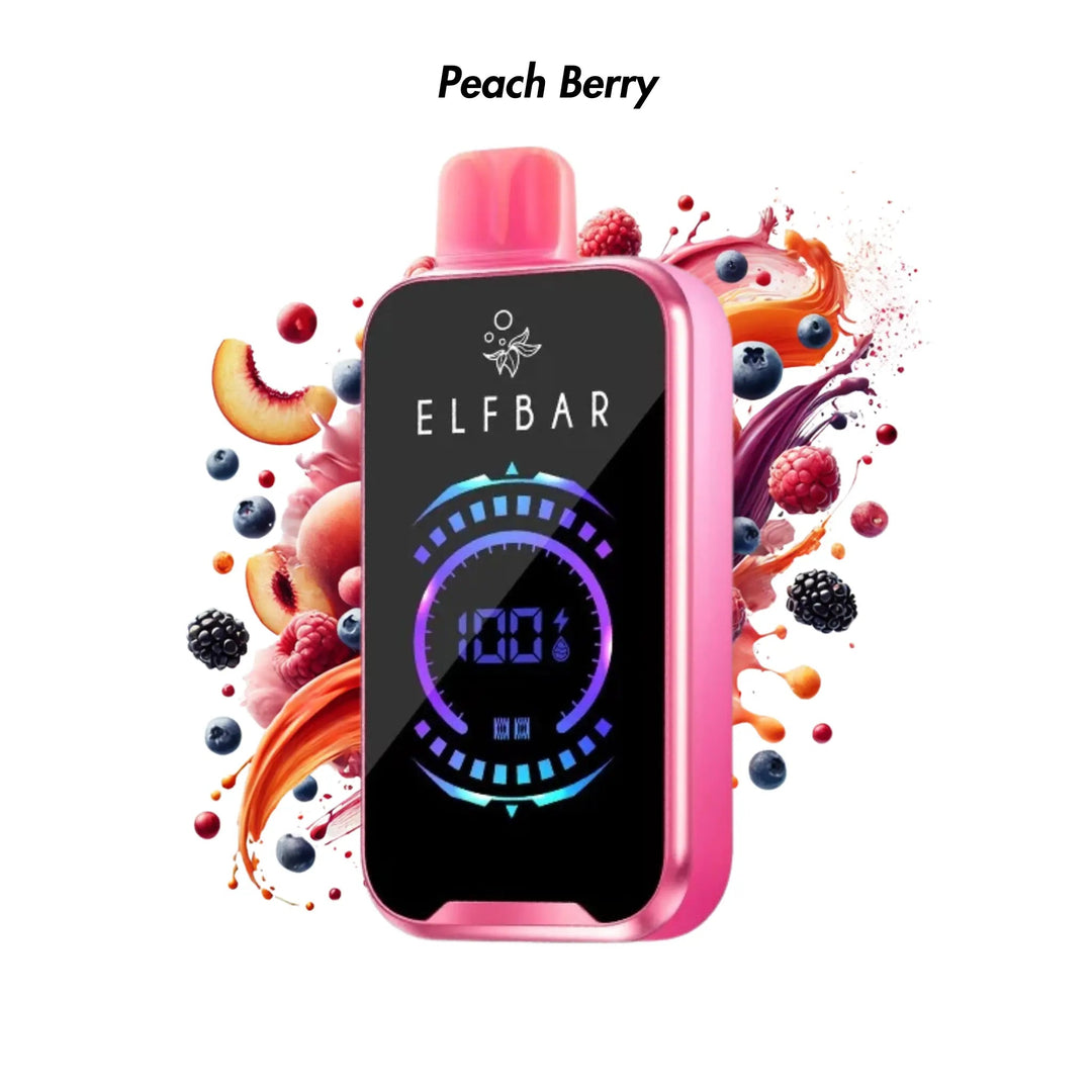 Peach Berry Elf Bar FS 18000 Disposable Vape - 5% | Elf Bar | Shop Buy Online | Cape Town, Joburg, Durban, South Africa