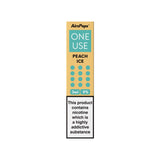 Peach Ice | Airscream AirsPops ONE USE 3ml 3.6%