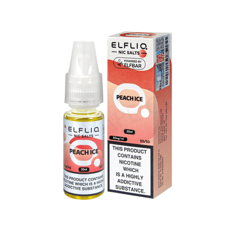 Peach Ice ElfLiq by Elf Bar E - Liquid 30ml - 5% | Elf Bar | Shop Buy Online | Cape Town, Joburg, Durban, South Africa