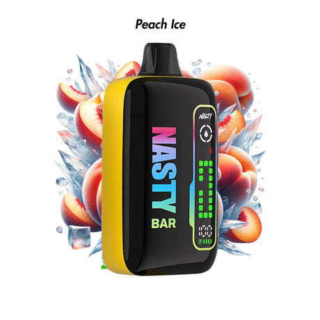 Peach Ice 🆕 Nasty Bar 16000 Disposable Vape - 5% | NASTY | Shop Buy Online | Cape Town, Joburg, Durban, South Africa