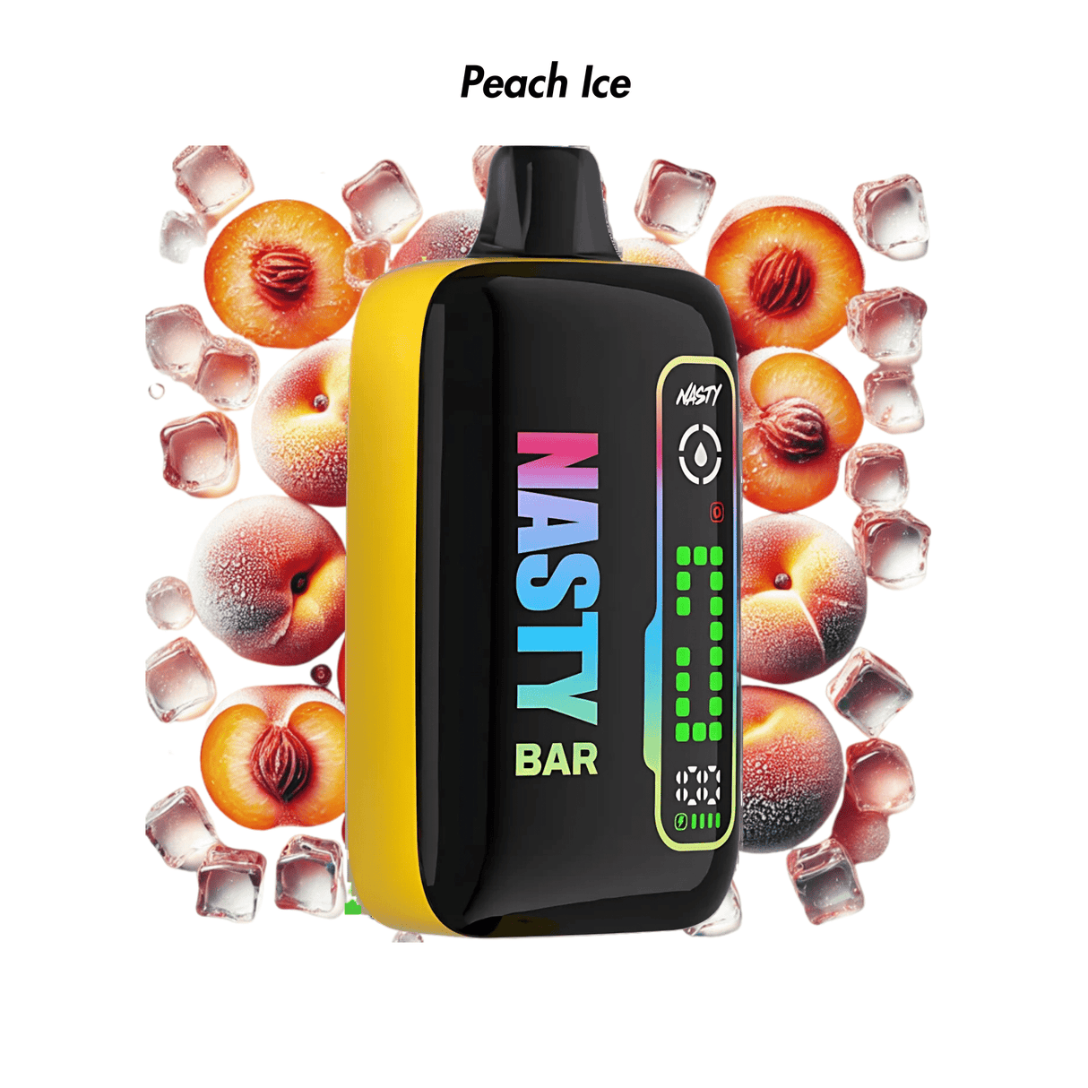 Peach Ice Nasty Bar 16k Disposable Vape - 5% | NASTY | Shop Buy Online | Cape Town, Joburg, Durban, South Africa