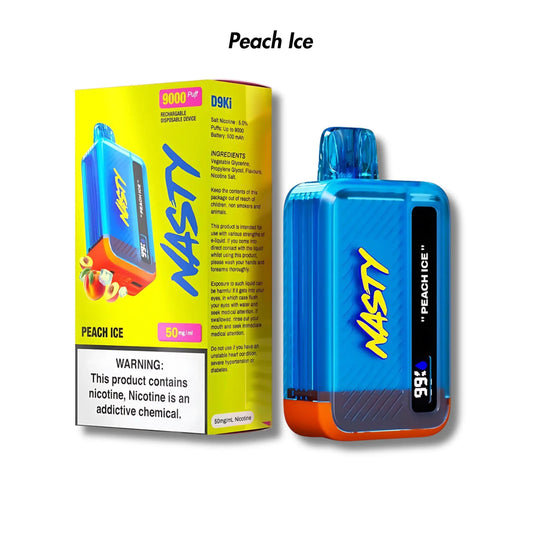 Peach Ice Nasty Bar 8500/9000 Disposable Vape - 5% | NASTY | Shop Buy Online | Cape Town, Joburg, Durban, South Africa