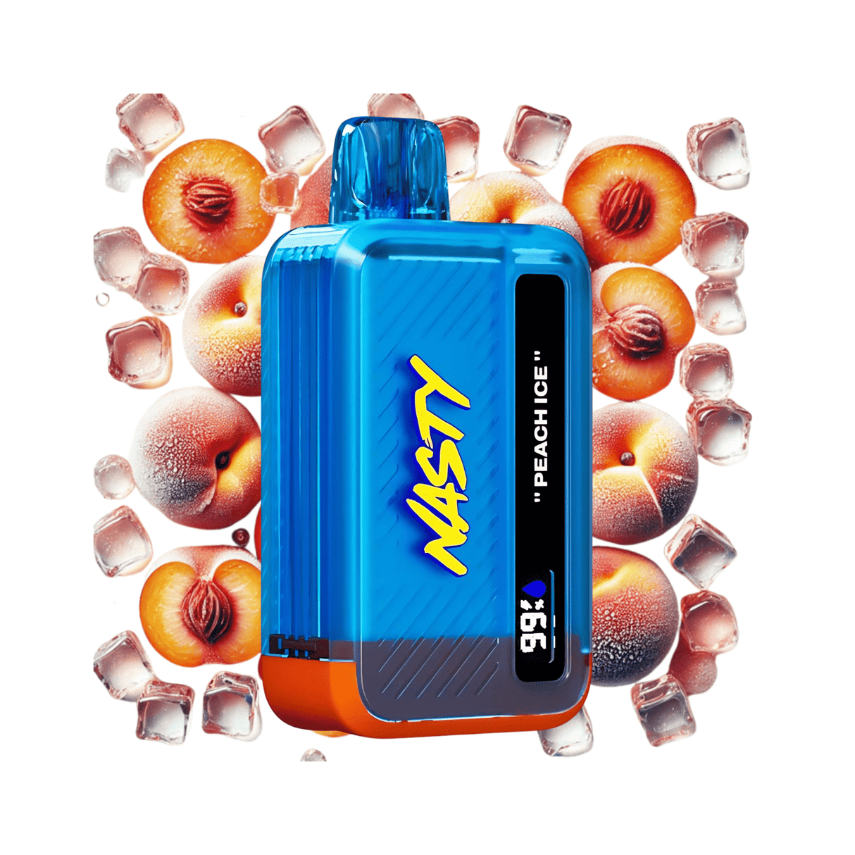 Peach Ice Nasty Bar 9k Disposable Vape - 5% | NASTY | Shop Buy Online | Cape Town, Joburg, Durban, South Africa