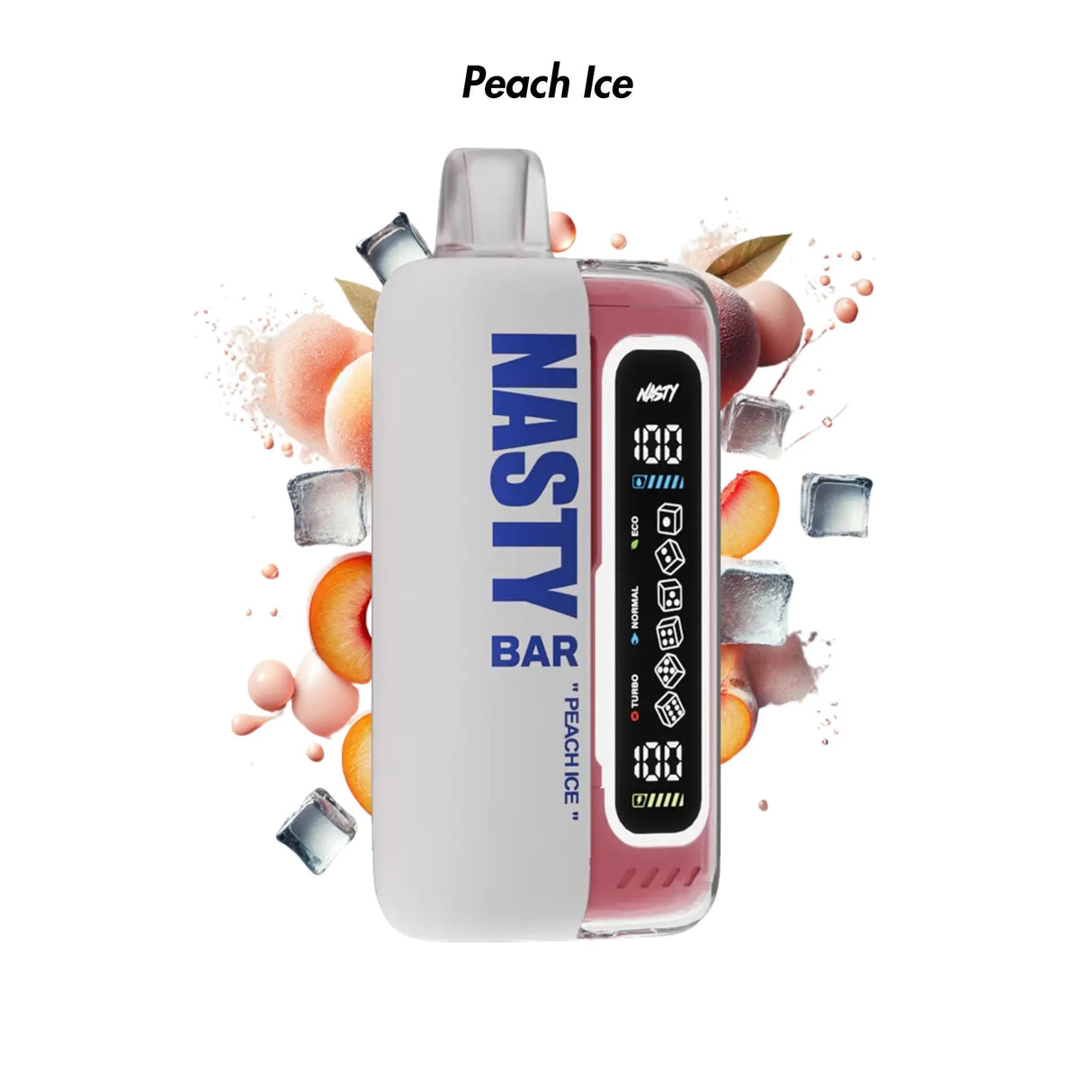 Peach Ice Nasty Bar XL 20000 Disposable Vape - 5% | NASTY | Shop Buy Online | Cape Town, Joburg, Durban, South Africa