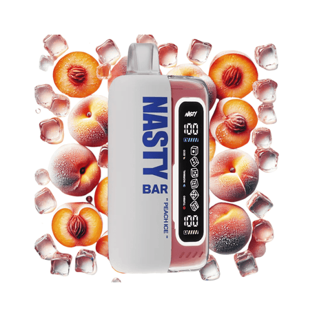 Peach Ice Nasty Bar XL 20k Disposable Vape - 5% | NASTY | Shop Buy Online | Cape Town, Joburg, Durban, South Africa