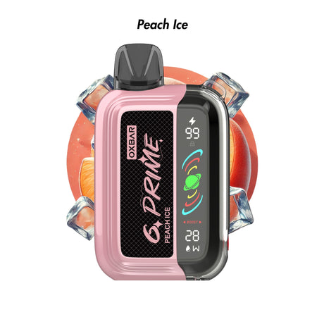 Peach Ice Oxbar G Prime 25000 Disposable Vape - 5% | Oxbar | Shop Buy Online | Cape Town, Joburg, Durban, South Africa