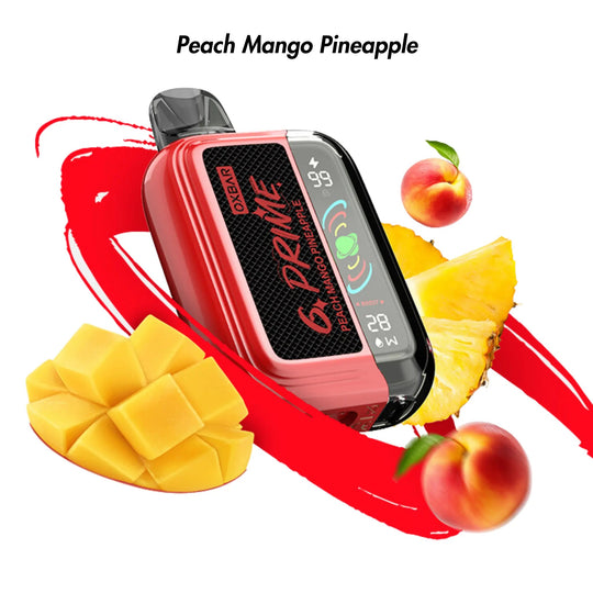 Peach Mango Pineapple Oxbar G Prime 25000 Disposable Vape | Oxbar | Shop Buy Online | Cape Town, Joburg, Durban, South Africa