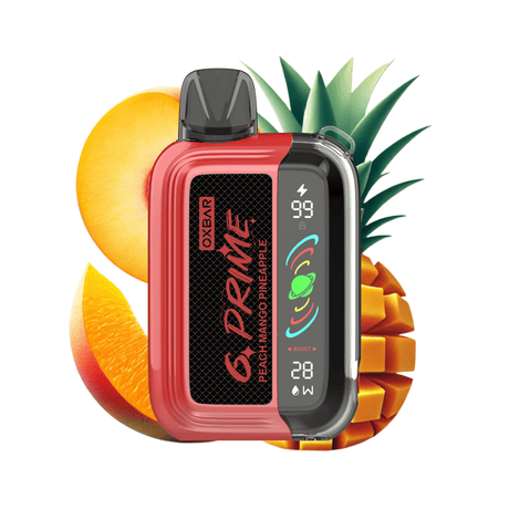 Peach Mango Pineapple Oxbar G Prime 25k Disposable Vape - 5% | Oxbar | Shop Buy Online | Cape Town, Joburg, Durban, South Africa