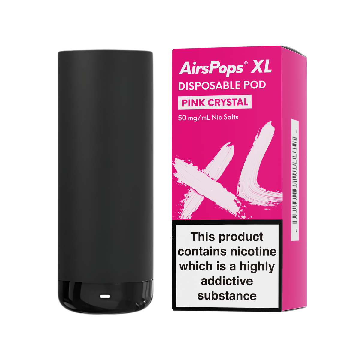 Pink Crystal AirsPops XL Device & Prefilled Disposable Pod Bundle | Airscream AirsPops | Shop Buy Online | Cape Town, Joburg, Durban, South Africa